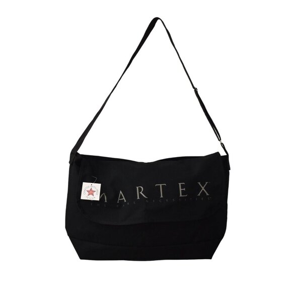 Martex Messenger Bag Coated Canvas Promotional Black - Picture 1 of 6